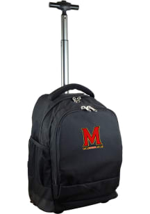 Maryland Terrapins Black Wheeled Premium Backpack