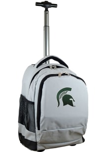 Michigan State Spartans Grey Wheeled Premium Backpack