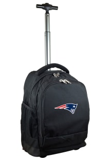 New England Patriots Black Wheeled Premium Backpack
