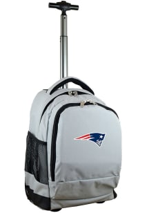 New England Patriots Grey Wheeled Premium Backpack