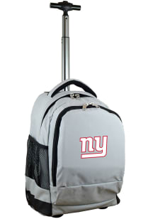 New York Giants Grey Wheeled Premium Backpack