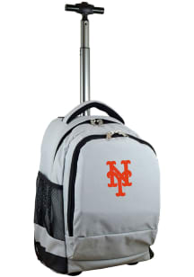 New York Mets Grey Wheeled Premium Backpack