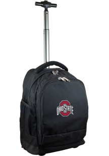 Ohio State Buckeyes Black Wheeled Premium Backpack