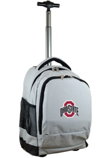 Ohio State Buckeyes Grey Wheeled Premium Backpack