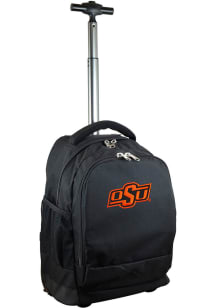 Oklahoma State Cowboys Black Wheeled Premium Backpack