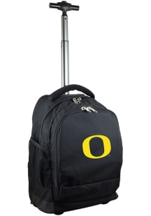 Oregon Ducks Black Wheeled Premium Backpack