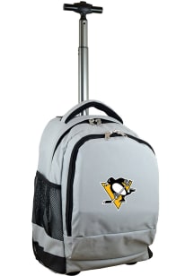 Pittsburgh Penguins Grey Wheeled Premium Backpack