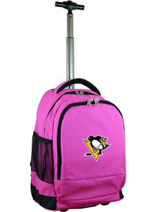 Pittsburgh Penguins Pink Wheeled Premium Backpack