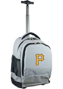 Pittsburgh Pirates Grey Wheeled Premium Backpack