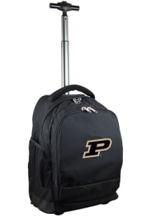 Purdue Boilermakers Black Wheeled Premium Backpack