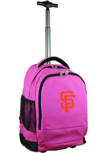 San Francisco Giants Pink Wheeled Premium Backpack