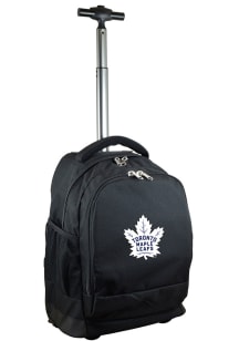 Toronto Maple Leafs Black Wheeled Premium Backpack