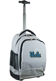 UCLA Bruins Grey Wheeled Premium Backpack