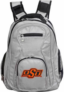 Oklahoma State Cowboys Grey 19 Laptop Backpack