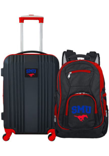 SMU Mustangs Black 2-Piece Set Luggage
