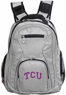 TCU Horned Frogs Grey 19 Laptop Backpack