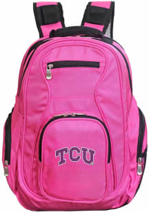 TCU Horned Frogs Pink 19 Laptop Backpack
