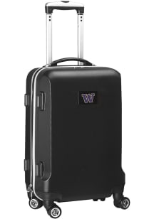 Washington Huskies Black 20 Hard Shell Carry On Luggage