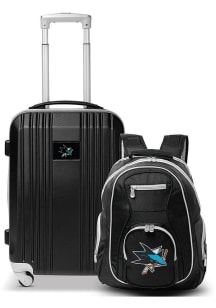 San Jose Sharks Black 2-Piece Set Luggage