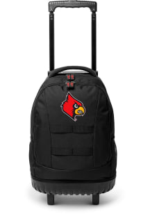 Louisville Cardinals Black 18 Wheeled Tool Backpack