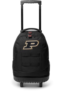 Purdue Boilermakers Black 18 Wheeled Tool Backpack