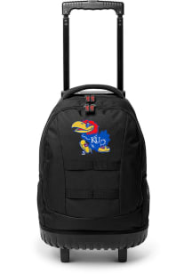 Kansas Jayhawks Blue 18 Wheeled Tool Backpack