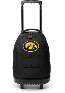 Iowa Hawkeyes Black 18 Wheeled Tool Backpack
