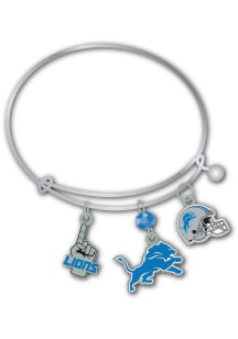 Mojo Detroit Lions 3 Charm Womens Bracelet
