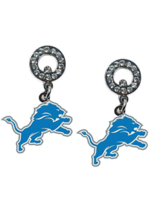 Detroit Lions Rhinestone Womens Earrings