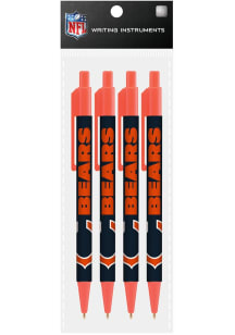 Chicago Bears 4 Pack Cool Color Pen - Navy Blue