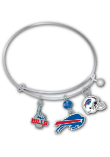 Mojo Buffalo Bills 3 Charm Womens Bracelet