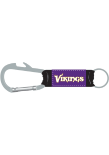 Minnesota Vikings Carabiner Keychain - Purple