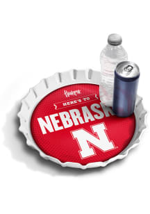 Nebraska Cornhuskers Bottle Cap Serving Tray