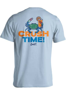 Maryland Light Blue Crush Time Short Sleeve Fashion T Shirt