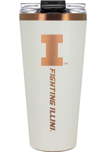 Illinois Fighting Illini 32oz Big Slim Stainless Steel Tumbler - White