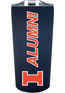 Illinois Fighting Illini 18oz Soft Touch Alumni Stainless Steel Tumbler - Navy Blue