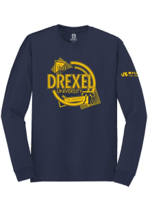 Summit Sportswear Drexel Dragons Navy Blue Admitted Students Day 2023 Long Sleeve T Shirt