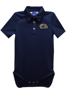 Vive La Fete Kent State Golden Flashes Baby Blue Team Short Sleeve One Piece Polo