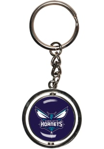 Charlotte Hornets Spinner Classic Keychain - Teal