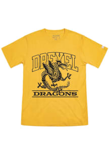 Homefield Drexel Dragons Gold Vintage Mario Short Sleeve Fashion T Shirt
