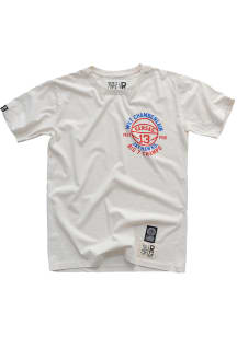 Wilt Chamberlain  Kansas Jayhawks White Roots of Fight Big 7 Basketball Short Sleeve Fashion T Shi..