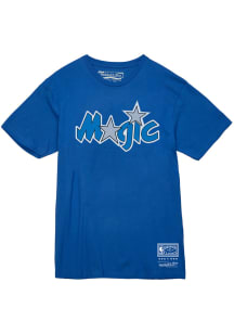 Mitchell and Ness Orlando Magic Blue MVP Short Sleeve T Shirt