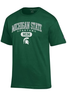 Champion Michigan State Spartans Green Pill Box Mom Jersey Short Sleeve T Shirt