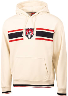 USMNT Mens White Relaxed Fashion Hood