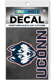 UConn Huskies Main Mark Auto Decal - Navy Blue