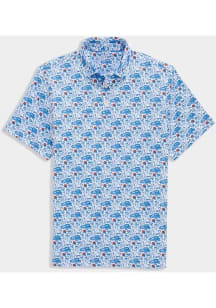 Vineyard Vines Florida Gators Mens White Gator Tailgate all over print Short Sleeve Fashion Polo
