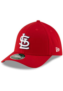 New Era St Louis Cardinals Mens Red MLB Player Replica 39THIRTY M-Crown Flex Hat