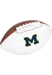 Michigan Wolverines Nike Team And Jordan Logo Autograph Football