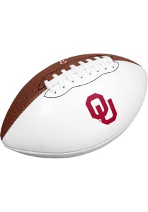 Oklahoma Sooners Nike Team And Jordan Logo Autograph Football