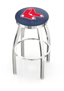 Boston Red Sox Chrome Pub Stool - Silver